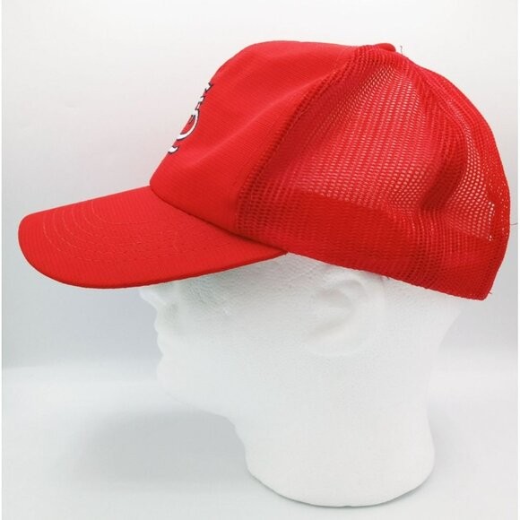 Hat St. Louis Cardinals Red Mesh Baseball Cap Vintage Snapback One Size Sports - Picture 4 of 14
